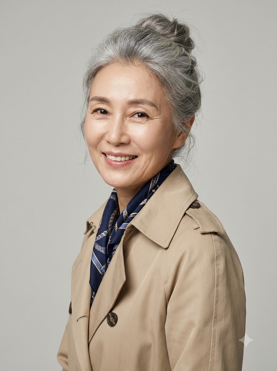 자연스러운 미소와 신뢰감 있는 연기 컷